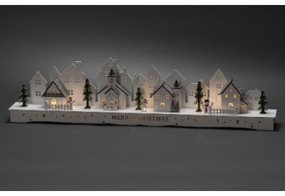 Konstsmide Wooden Village Silhouette (Warm White / 10 LED)